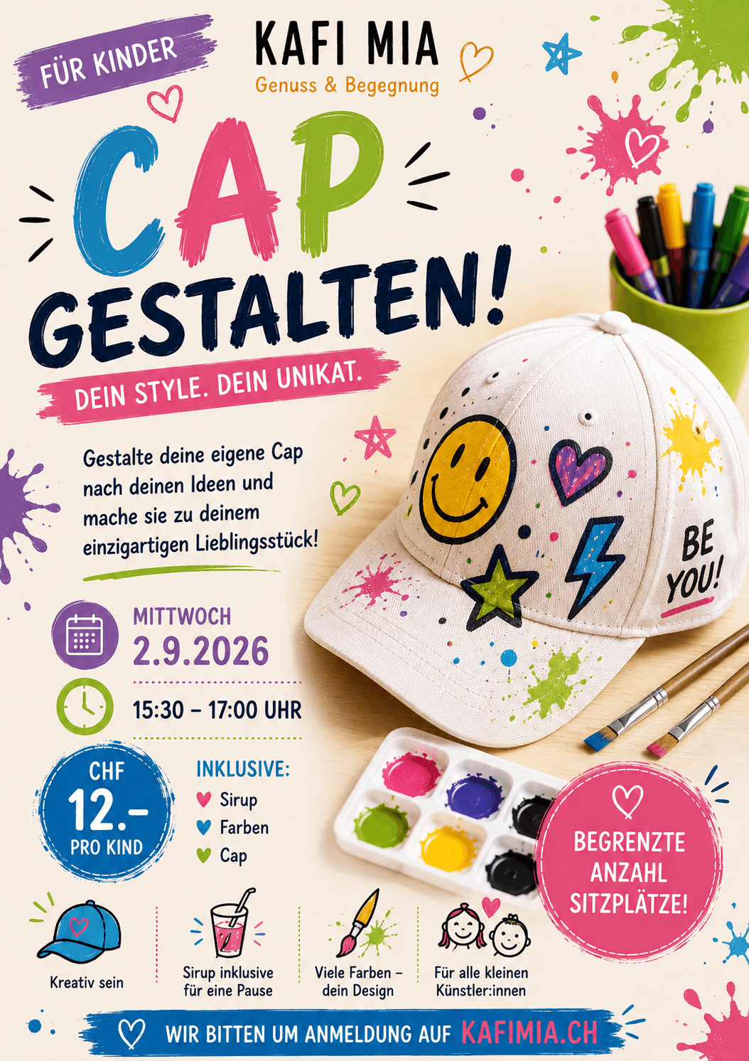 Cap gestalten – dein Style, dein Unikat!
