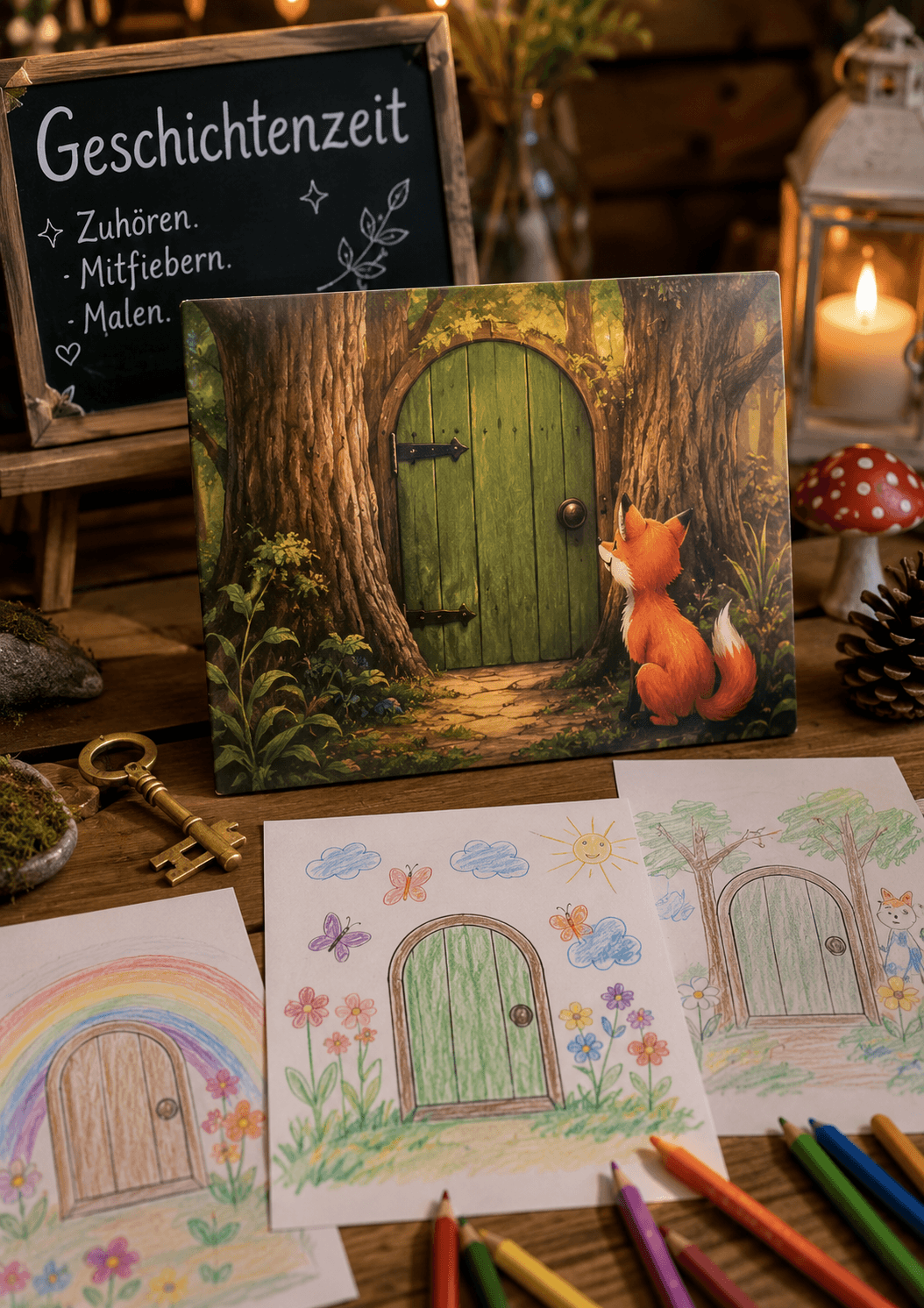 Geschichtenzeit – Die geheimnisvolle Tür im Wald