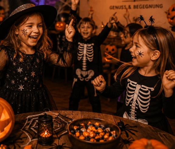 Kinder-Halloweenparty