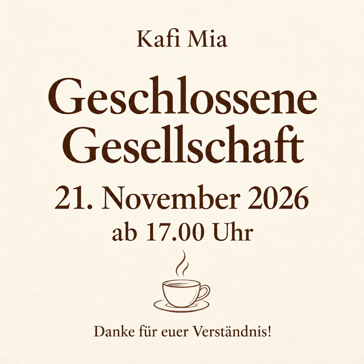 Geschlossene Gesselschaft