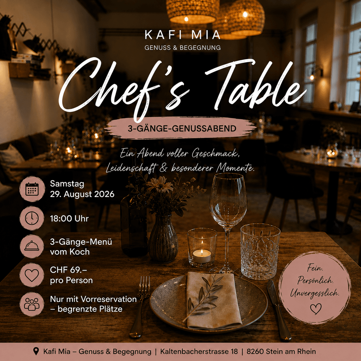 Chef's Table – Exklusiver Genussabend