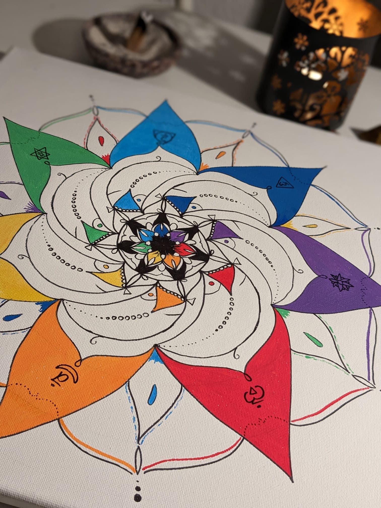 Mandala zum Morgenkaffee