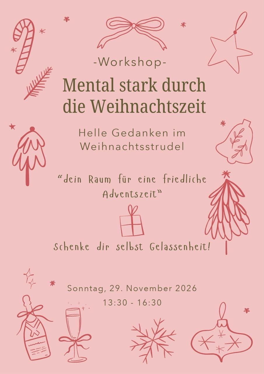 Workshop: Mental stark durch die Weihnachtszeit